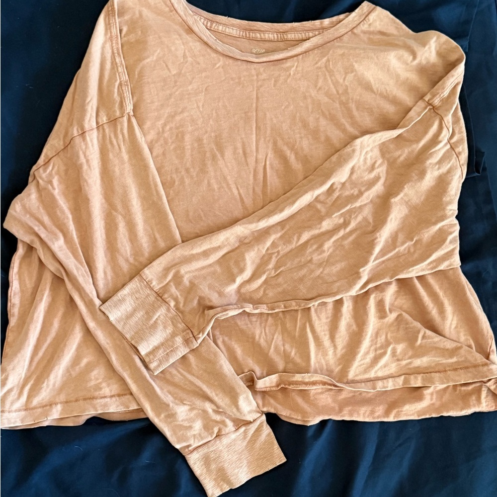 Aerie Tan Long Sleeve Women's Top